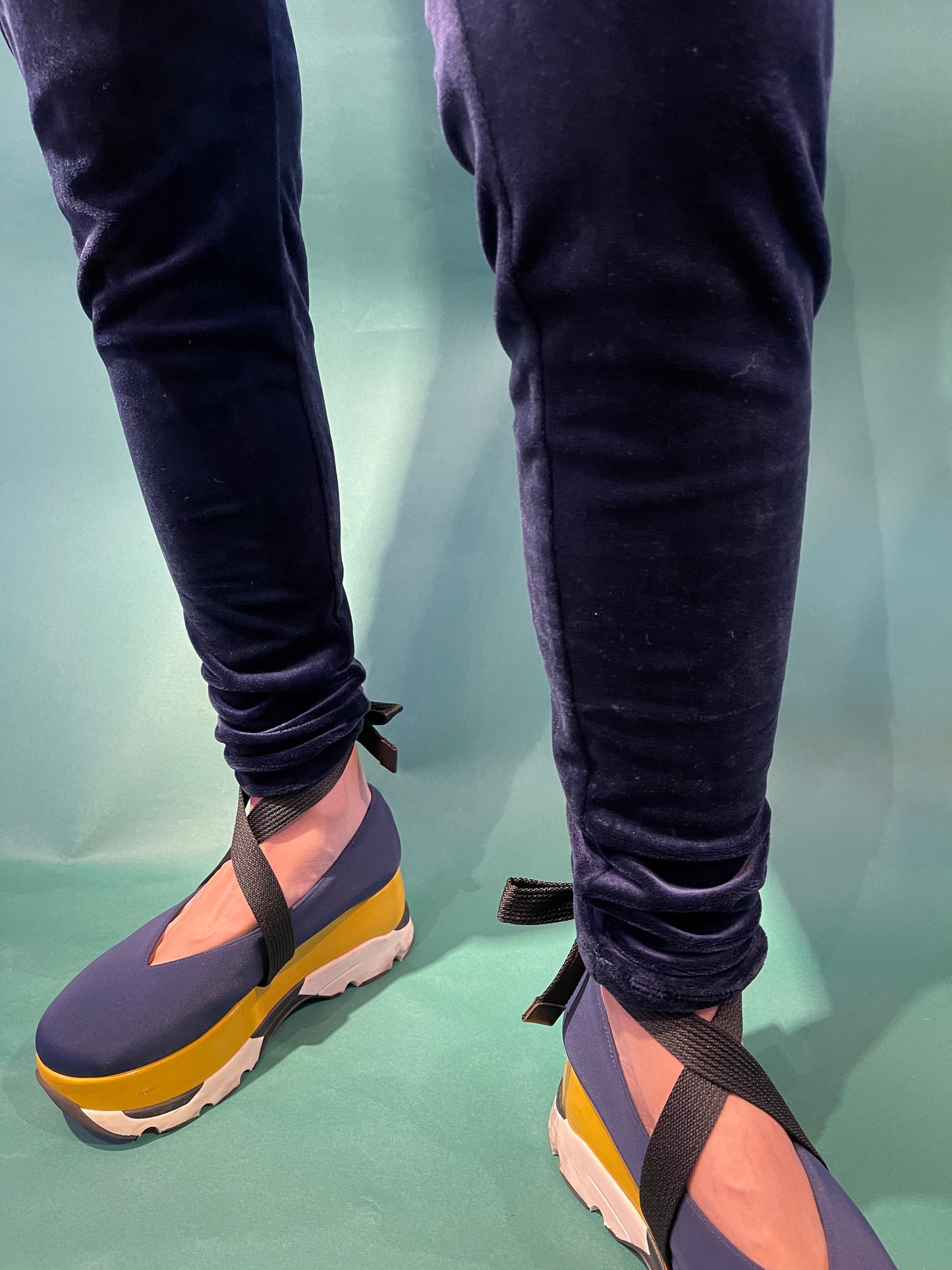 【Used】<br>"FILA" ベロアパンツ