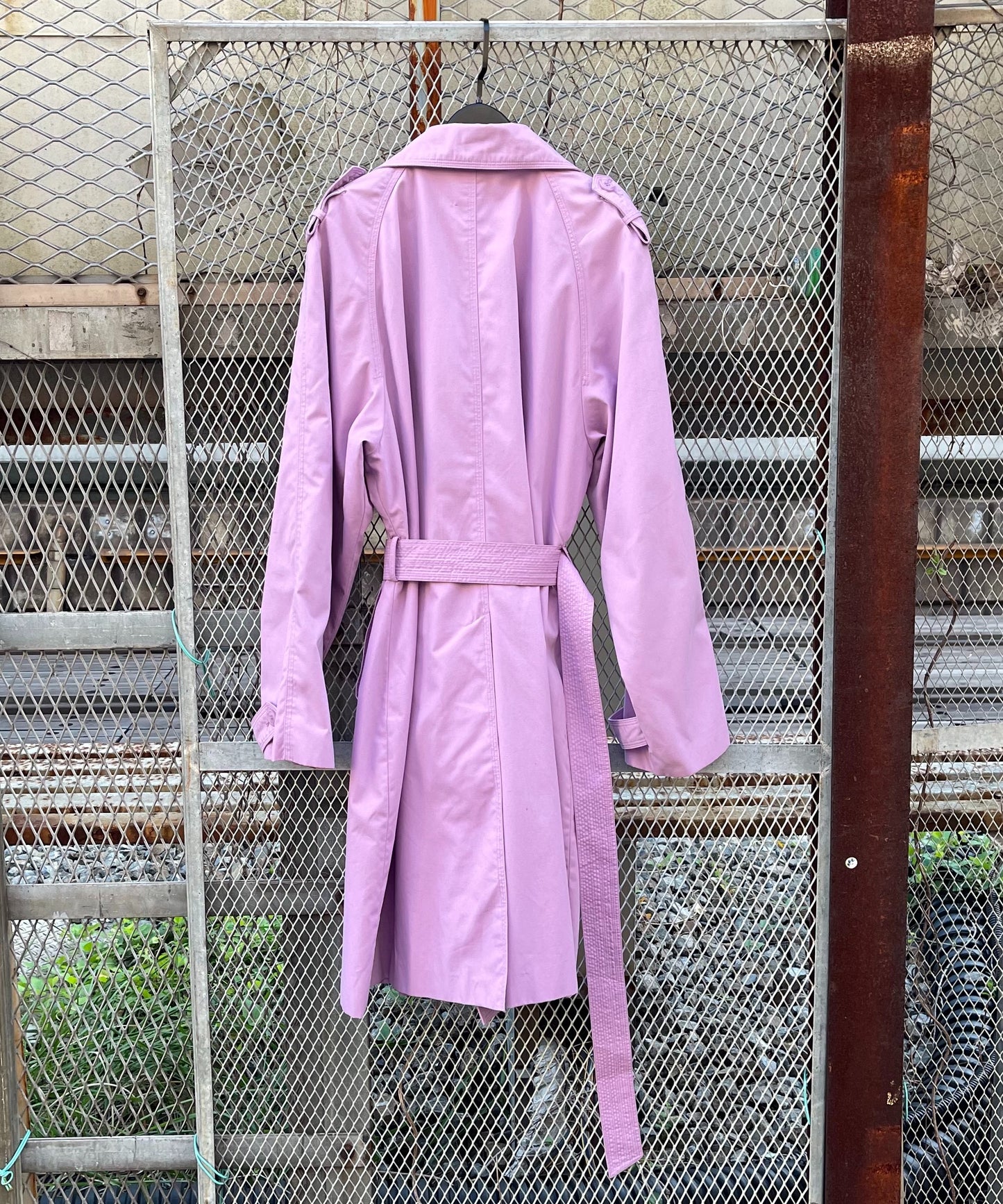 【Used】ラベンダートレンチコート