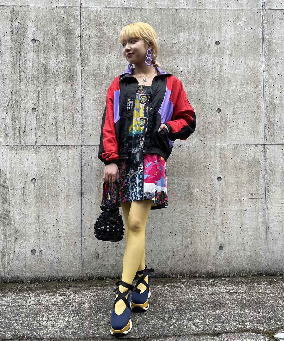 【Used】幾何学模様ワンピース