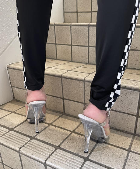 【Used】 <br>サイドチェッカーデザインパンツ