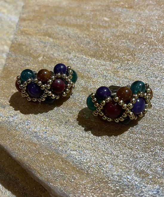【Vintage】ヴィンテージビーズイヤリング