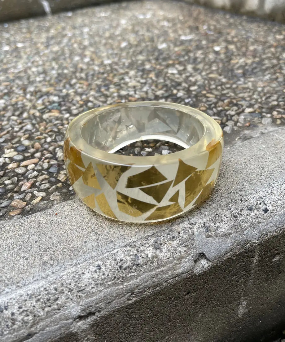 【Used】金箔デザインバングル